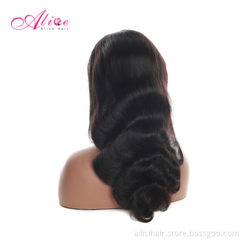 180% Frontal Hair Wigs Human Lace Front Closure Body Wave Full Virgin Brazilian Cuticle Aligned Lace Closure Human Hair Wig